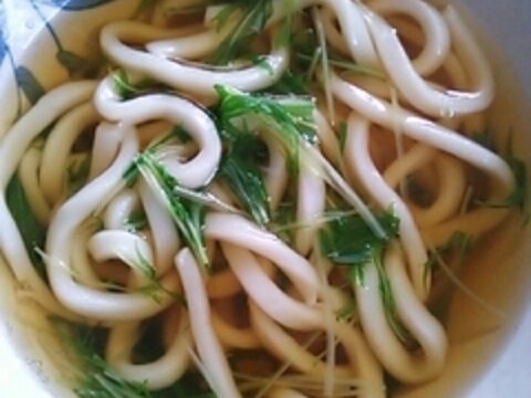 水菜うどん